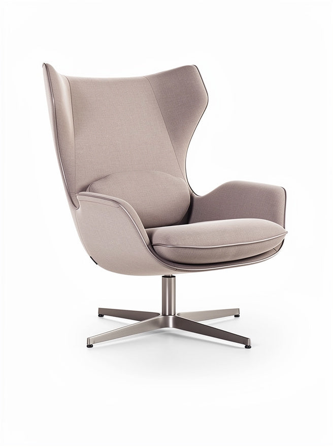 Moderne Drehstuhl mit ergonomischem Design und Stoffpolsterung